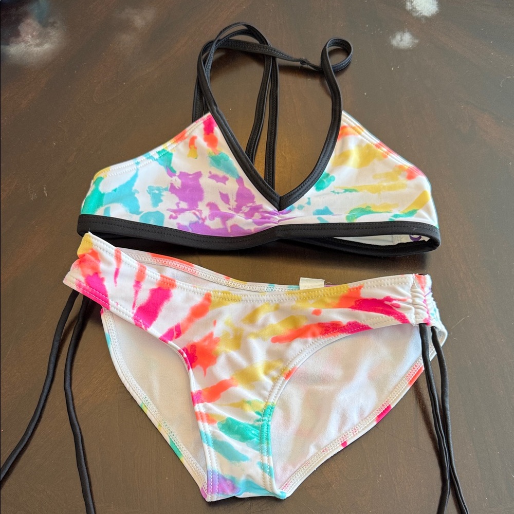 Colorful Kids Swim Bikini Set